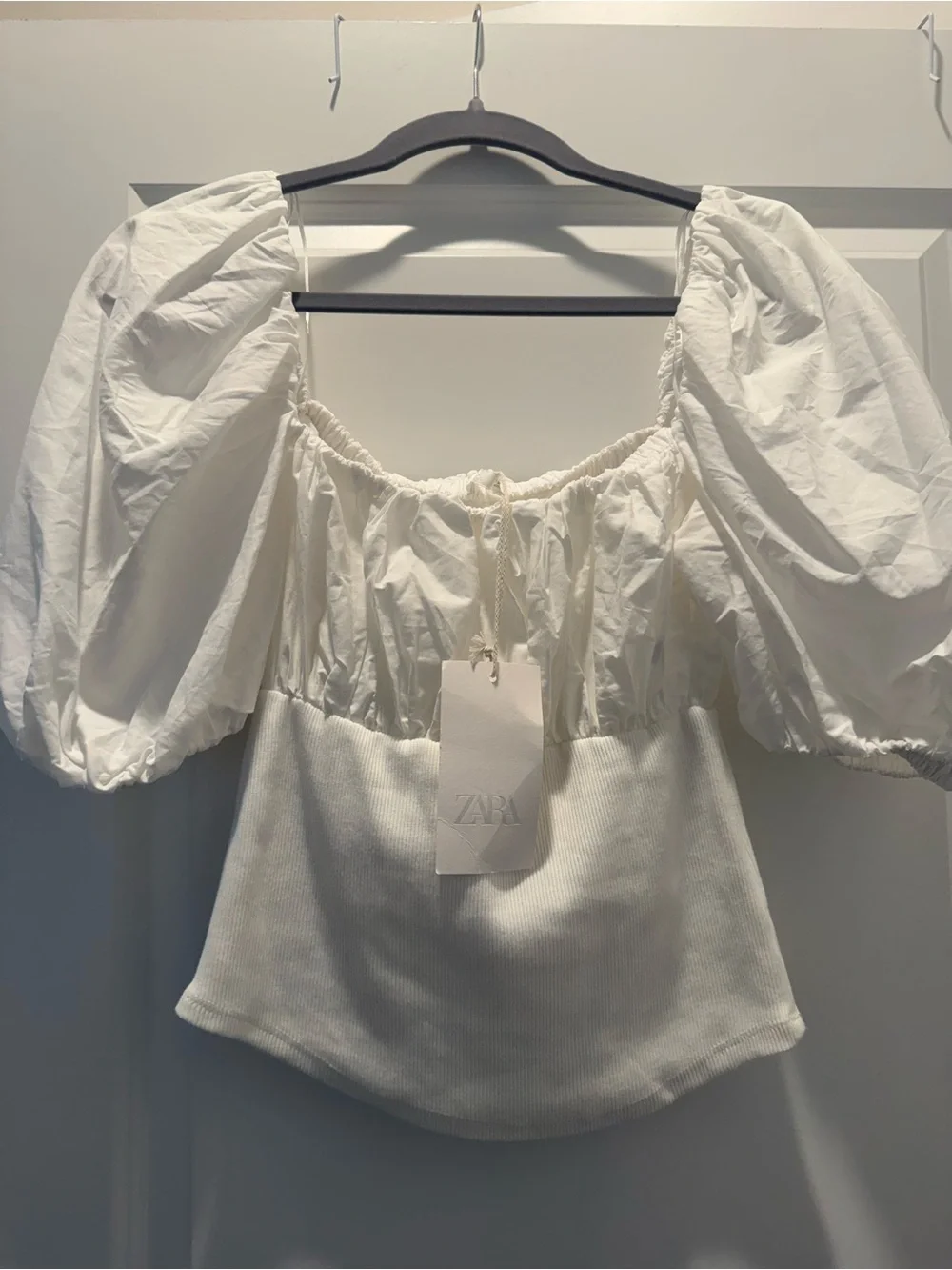 Zara crisp white
